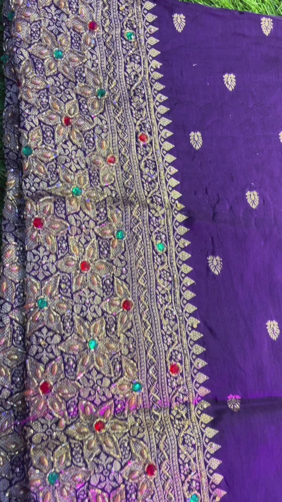 PURPLE DOLA SILK SAREE