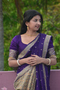 PURPLE DOLA SILK SAREE