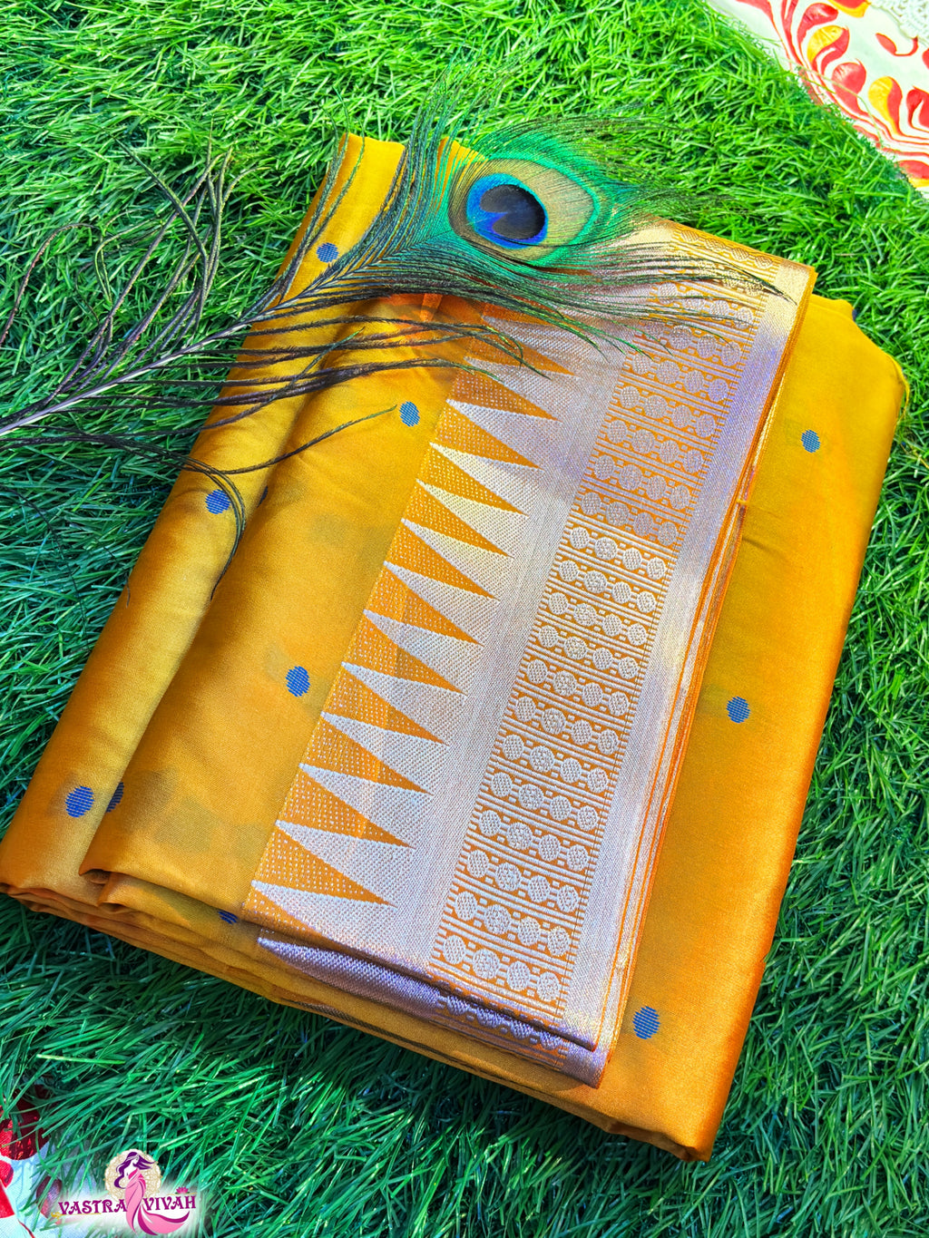 ORANGE SILK SAREE