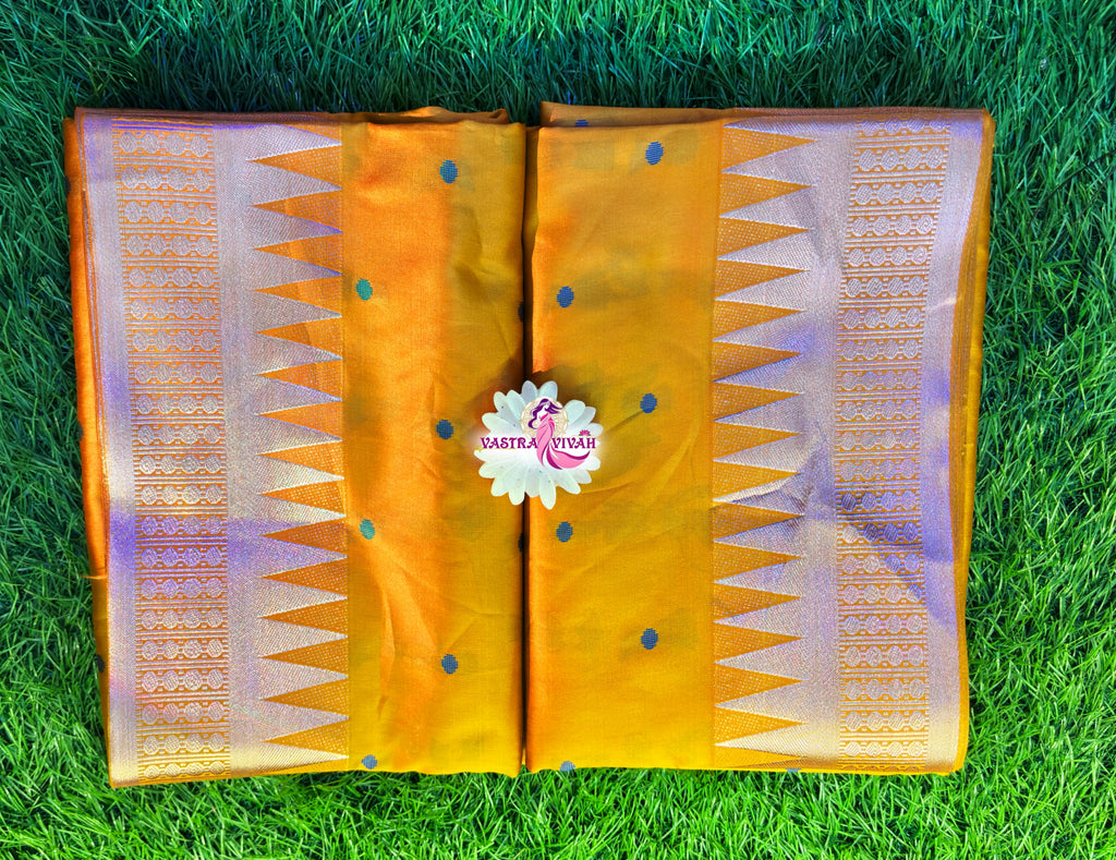 ORANGE SILK SAREE