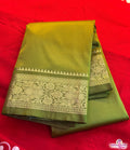 OLIVE GREEN SILK SAREE