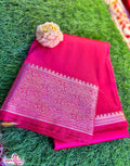 RANI PINK SILK SAREE
